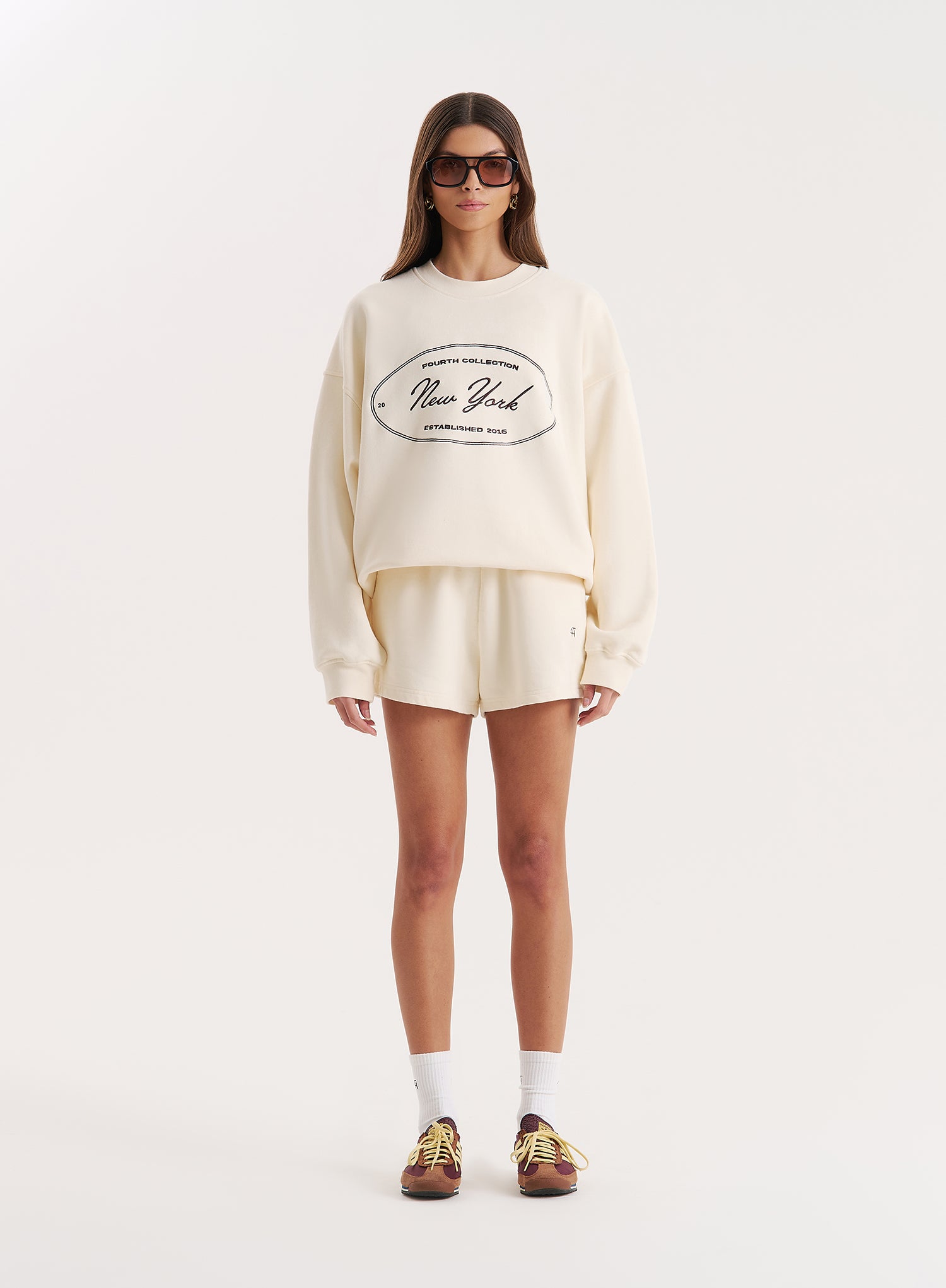 Cream 4th Branded Shorts